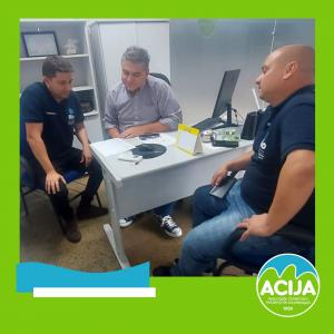 Presidente da ACIJA Paulo Valente recebeu em nossa sede o Subprefeito Henrique Fonseca 