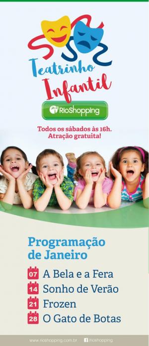 Teatrinho Infantil no RioShopping. 