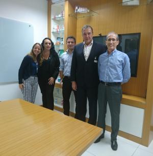 Presidente da ACIJA visita a Nova DFL em Jacarepaguá. 