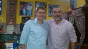 Encontro do Diretor Social  com o Tiago Mohamed. 