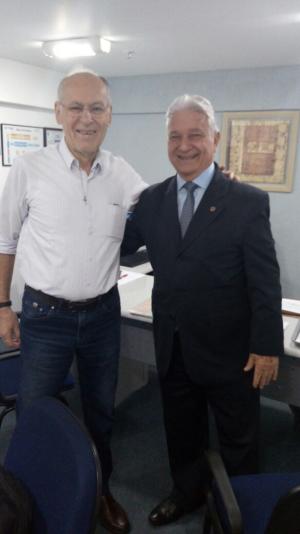ACIJA recebe a visita do Diretor da Microlins. 