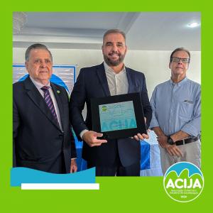Personalidade ACIJA 2023 - Claudio Parente, Diretor de Empreendedorismo da ACIJA. 
