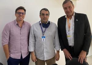 Superintendente Regional de Jacarepaguá recebe visita do presidente da Acija. 