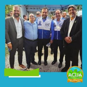s Diretores da ACIJA, Claudio Parente e Robert Barboza, participaram da cerimônia de inauguração da Base Modelo da Operação Segurança Presente MAM 
