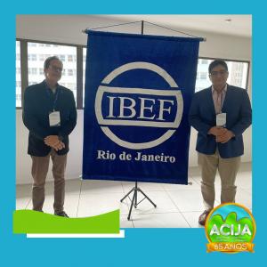 ACIJA participa de almoço de confraternização do IBEF-Rio 