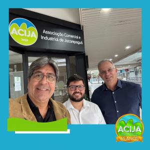 ACIJA Recebe Visita de Lideranças Empresariais para Troca de Experiências 