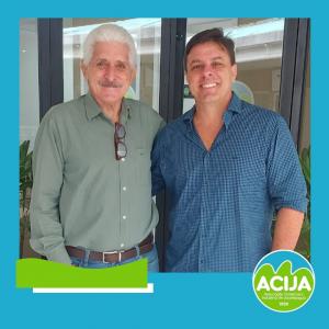 ACIJA recebeu a visita do Vice-presidente Edison Parente. 