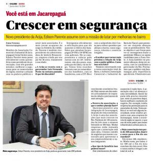 Matéria veiculada no caderno Globo Barra, em 07/08/2014. 