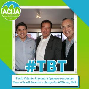 TBT ACIJA - Paulo Valente, Alexandre Igayara e Marcio Brazil 