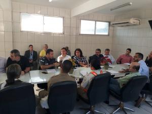 ReuniÃ£o do PAM/SeguranÃ§a ACIJA no 18Âº  BatalhÃ£o de PolÃ­cia Militar. 