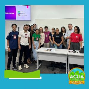 O Presidente da ACIJA, Paulo Valente, apresentou uma palestra inspiradora intitulada “ESG: Como funciona na prática”, na UERJ. 