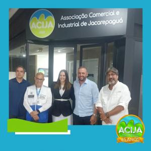 ACIJA Recebe Visita de Autoridades para Discutir Avanços do Programa Segurança Presente na Freguesia e Taquara 