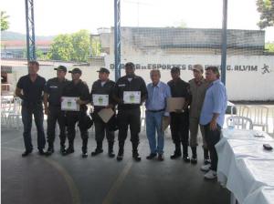 Homenagem do 18º BPM. 