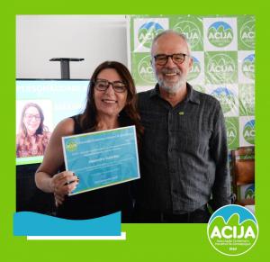 Homenagem a Alexandra Gonzalez – Personalidade ACIJA 2025 