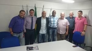 Presidente da ACIJA recebe o Vereador Felipe Michel.   