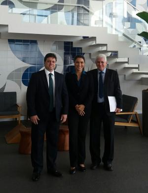 Presidente da ACIJA visita o Hotel Grand Mercure. 