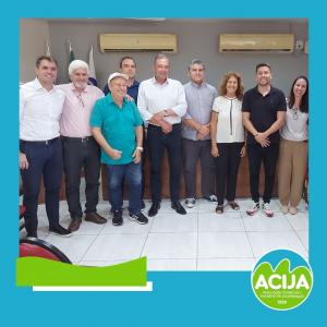 Diretoria da ACIJA recebe o novo Subprefeito de Jacarepaguá Henrique Fonseca 