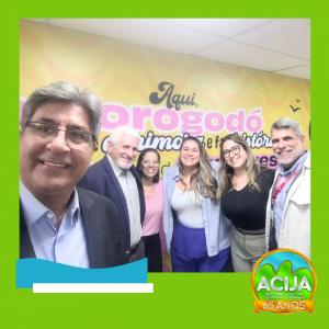 Diretores da ACIJA se reúnem com a Farmativa Lola Cosmetics 