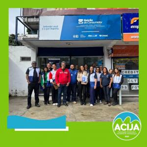 ACIJA Presente na Caminhada de Conscientização do Comércio na Taquara 