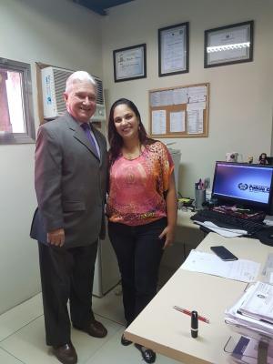 Visita da PresidÃªncia da ACIJA a DEAM de JacarepaguÃ¡. 