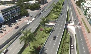 Novo viÃ¡rio da Avenida Armando Lombardi, na Barra, estÃ¡ liberada para circulaÃ§Ã£o. 