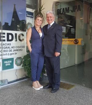 Presidente da ACIJA Ã© recebido pela Delegada Titular da  DEAM de JacarepaguÃ¡ 