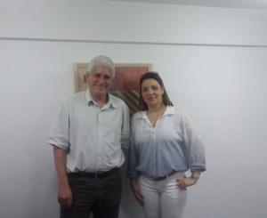 ACIJA recebe a visita da Suli Martins Diretora Comercial do English On The Road. 