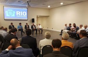 Empresários se reúnem com o prefeito Marcelo Crivella. 