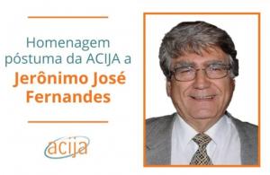 Homenagem póstuma da ACIJA a Jerônimo José Fernandes 
