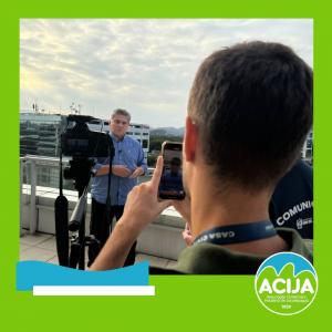 Presidente da ACIJA, Paulo Valente, concedeu uma entrevista exclusiva ao Balanço Geral RJ! 