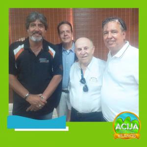 Os Diretores da ACIJA Humberto Neiva, Wellington Barbosa e Robert Barboza, participaram hoje do Seminário Pacto de Resgate Ambiental. 