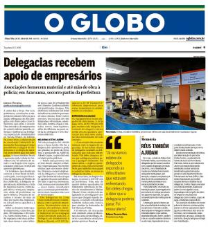 Delegacias recebem ajuda dos EmpresÃ¡rios â€“ Jornal O GLOBO. 