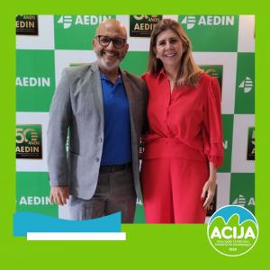 o Diretor de RH Antoniel Bastos esteve presente no evento da Associação das Empresas do Distrito Industrial de Santa Cruz. 