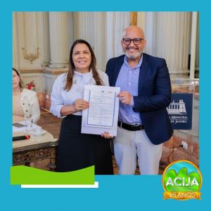 ACIJA celebra homenagem a Antoniel Bastos por destaque em Diversidade e Inclusão 
