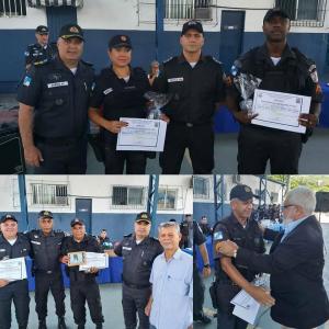 Policiais do 18° BPM recebem Premiação dos Destaques do 4° Trimestre de 2019. 