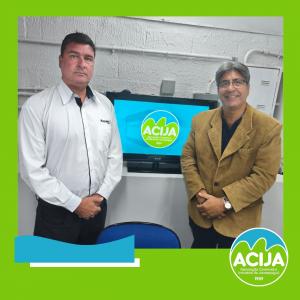 ACIJA recebe representante da Azurra Veículos para fortalecer parcerias empresariais 