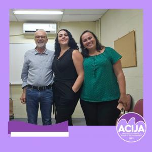 O Diretor de Responsabilidade Social da ACIJA, Andre Fonseca, participou do encontro da OAB sobre 