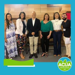 A Diretora da ACIJA Drª. Fernanda Prado, participou da gravação no programa da TV Câmara, sobre o aumento do número de trabalhadores em home office na cidade do Rio de Janeiro. 