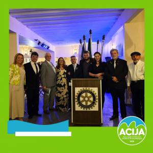 O Diretor Regional da ACIJA, Paulo Roberto Paiva, participou do jantar de posse da diretoria do Rotary Club de Rio das Ostras  