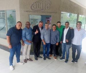 Visita  do candidato a vice na chapa do Governador Claudio Castro, ex-prefeito de Caxias Washington Reis 