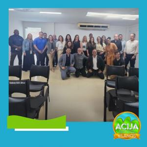 Mais uma edição do Grupo de Networking da ACIJA no Santa Mônica Rede de Ensino 