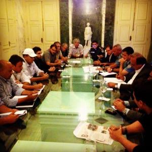 Reunião sobre Segurança. 