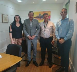 Presidente da ACIJA visita Guerbet Produtos Radiológicos. 