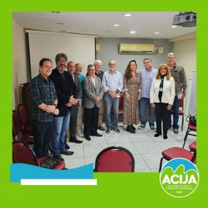 Reunião diretoria da ACIJA 