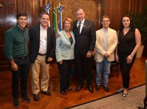 Presidente da ACIJA visita Associação Comercial do Rio de Janeiro - ACRJ. 