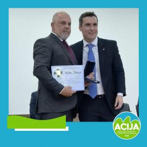 O Diretor de Educação e Cultura da ACIJA, Hércules Pereira, recebeu a Medalha da Amizade concedida pela Secretaria de Estado de Polícia Civil do Rio de Janeiro. 