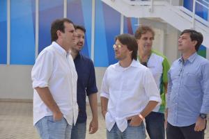 Entrega das obras de adequaÃ§Ã£o do Parque AquÃ¡tico Maria Lenk. 