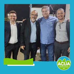 O Presidente da ACIJA Paulo Valente e a Diretora ACIJA Mulher Renata Takeda participaram da Missa Comemorativa dos 43 anos de Vargem Pequena, 