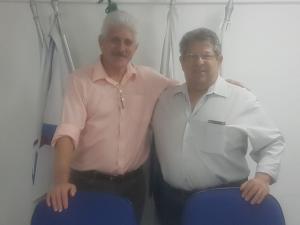 Visita do representante da empresa MEDIMED. 