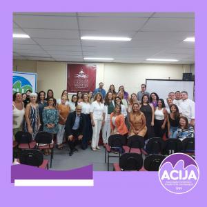 Primeiro dia de Palestras da Programação do mês ACIJA Mulher 